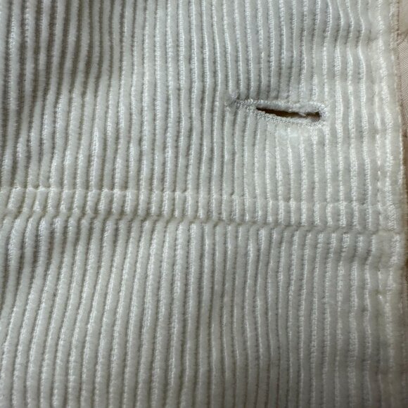 Vintage Marsh Landing Cords Women's Cream Corduroy Quilted Lined Jacket W/ Adjus - Picture 10 of 15
